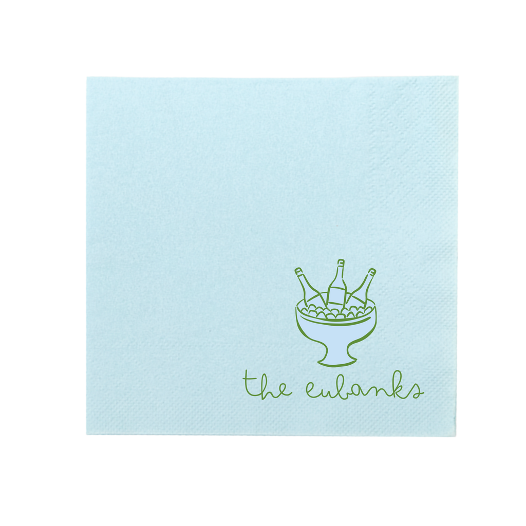 Champagne Bucket Napkin