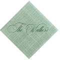 Last Name Script Napkins