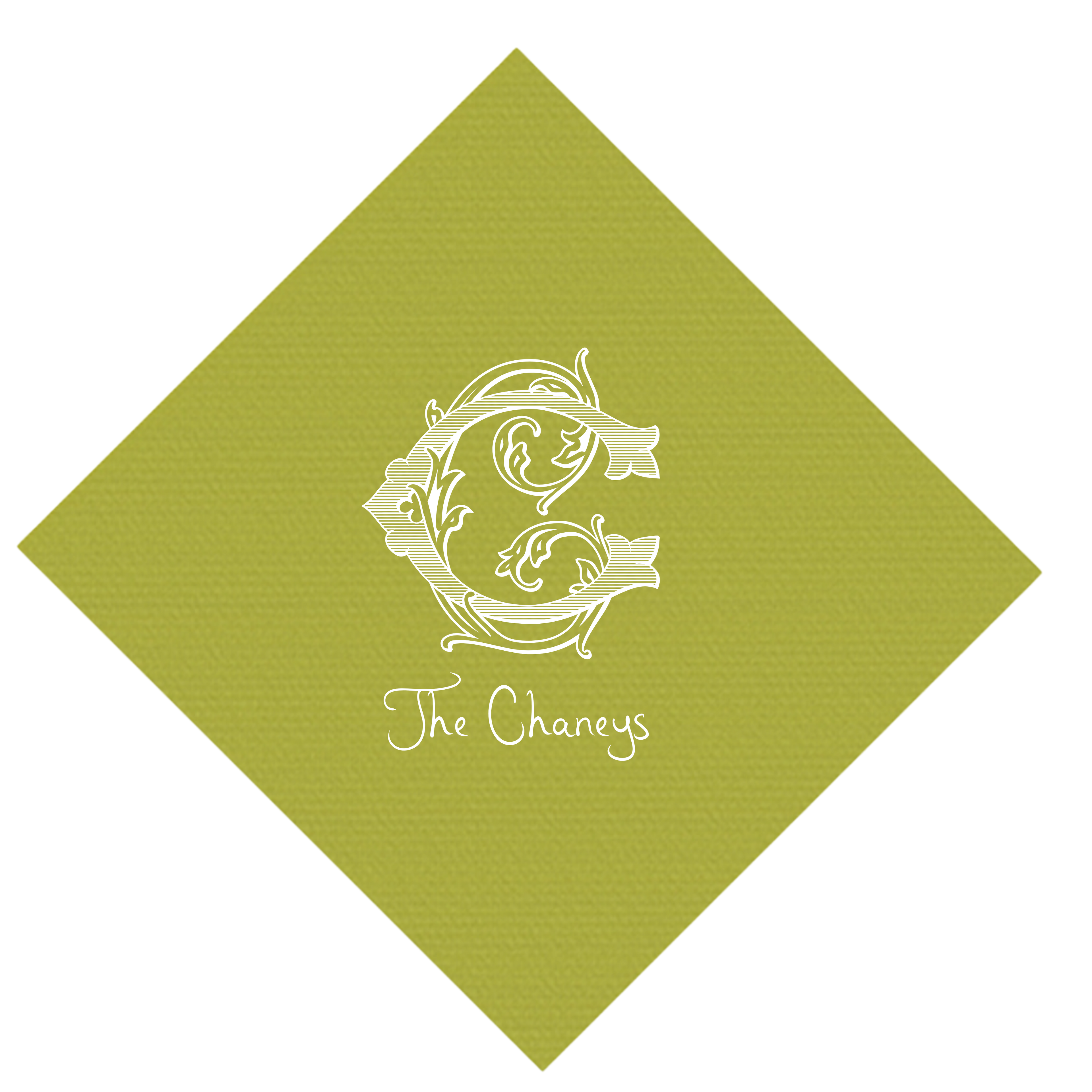 Vintage Antique Monogram Napkin
