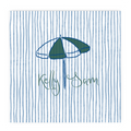 Beach Umbrella Full Color Napkin
