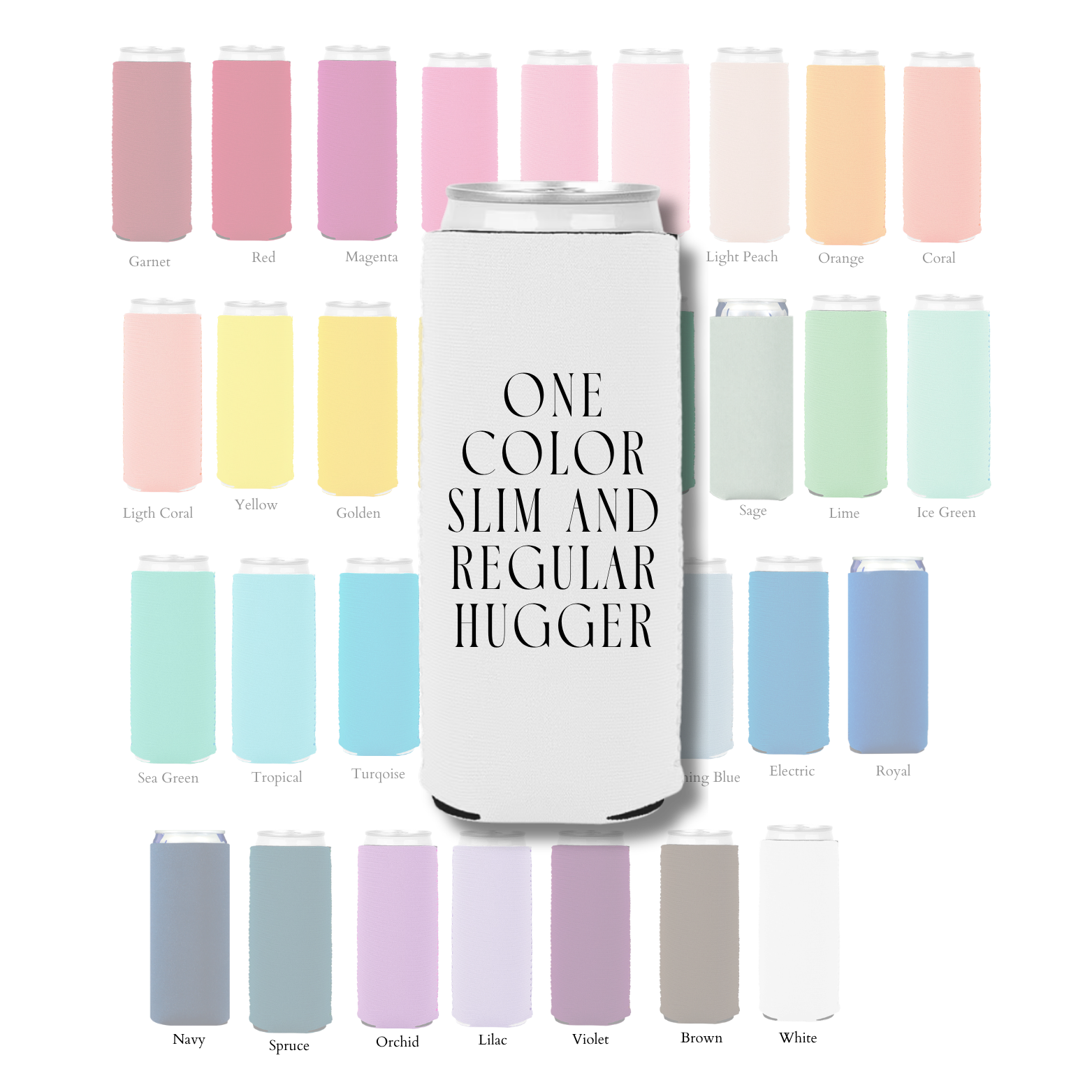 One Color Sim & Regular Huggers