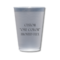 One Color Frosted Flex Cups
